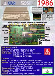 Atari 520ST (1986) (ORD.0010.P/Funciona/Ebay/01-04-2014)